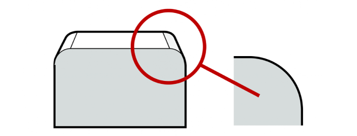 illustration of R-Chamfer